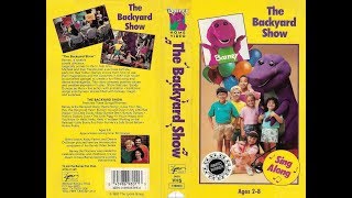 Barney  The Backyard Show 1988 19911992 VHS full in HD [upl. by Haissem]