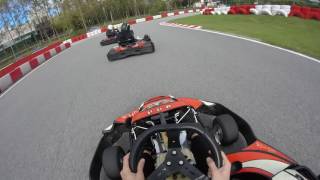 Karting Cardedeu 61116  4223 Vuelta rapida [upl. by Oxford490]