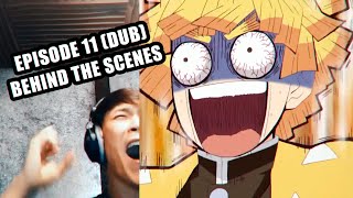 Zenitsu ENGLISH Dub Behind the Scenes  ぜんいつ  Demon Slayer 鬼滅の刃 [upl. by Llesig]