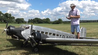 Giant 20ft Rc Junkers Ju52 [upl. by Ardnosak]