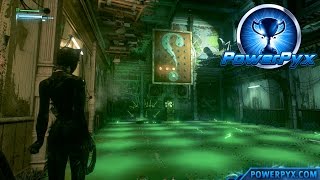 Batman Arkham Knight  Riddler Trial 8 Walkthrough The Riddle Factory Trophy  Achievement Guide [upl. by Hasen388]