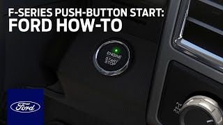 PushButton Start FSeries Diesel  Ford HowTo  Ford [upl. by Jacinta]