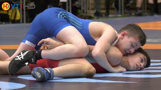 🤼  Wrestling  German Championships 2019 Cadets Freestyle  48kg Round 1  ISAEV vs AKMURZAEV [upl. by Aneris]