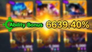 The HIGHEST Ability Bonus Team in Dragon Ball Legends [upl. by Ramsden794]