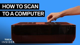 How To Scan A Document To Your Computer [upl. by Eelirrem]