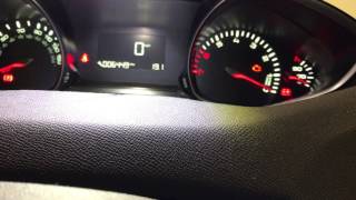 Peugeot 308 2015 service reset [upl. by Eimyaj899]