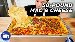 I Made Giant 50Pound Mac amp Cheese • Tasty [upl. by Raimund365]