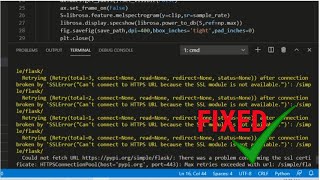 How to solve SSLError SSL is not available [upl. by Glavin]