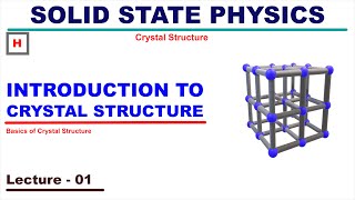 Introduction to Crystal Structure  Crystal Structure [upl. by Lenad]