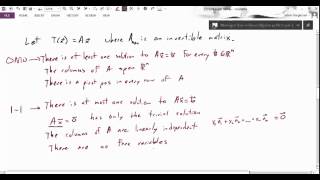 Sec 23 Invertible Matrix Theorem [upl. by Olnton979]