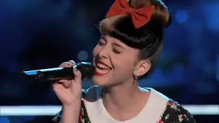 Melanie Martinez amp Caitlin Michelle  Lights  The Voice USA 2012 Season 3 [upl. by Schell]