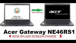 How To Remove Government Laptop LogoAcerGateway NE46rs1 [upl. by Pesek]