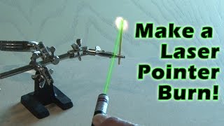 Make a Laser Pointer Burn [upl. by Sheela437]