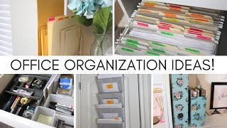 OFFICE ORGANIZATION IDEAS [upl. by Eey718]