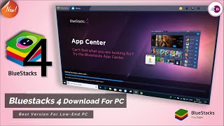 How to Download amp Install Bluestacks 4 Best Version For PUBG Mobile Free Fire [upl. by Stacie649]