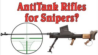 Why Antitank Rifles Were Not Sniper Rifles [upl. by Lirrad]