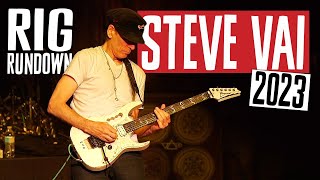 Steve Vai Rig Rundown Guitar Gear Tour 2023 [upl. by Vachil607]