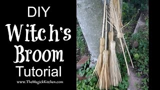 DIY Witchs Broom Tutorial [upl. by Bartie]