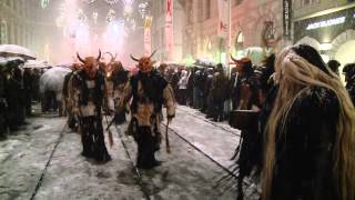 Raw Evil Krampus Frightens Austrian Town [upl. by Sined]