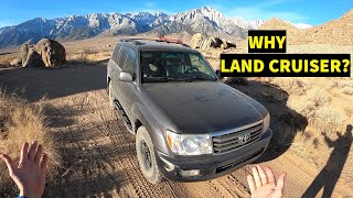 Heres Why I Chose the 100 Series Land Cruiser for Overlanding  Alabama Hills POV Drive [upl. by Soutor]