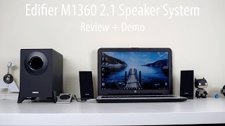 Edifier M1360 21 Speaker System Review  Demo [upl. by Jehiah683]