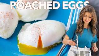 How to Make Perfect POACHED EGGS  Cooking Basics [upl. by Anual]