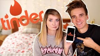 REACTING TO MY SISTERS TINDER [upl. by Norod101]