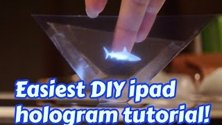 Easy How to make an Ipad 3D hologram projector [upl. by Anila]