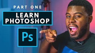 How to Use Adobe Photoshop Part 1 Graphic Design Tutorial for Beginners [upl. by Tdnarb]