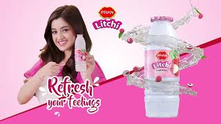 PRAN Litchi Drink  Refresh Your Feelings  Hindi [upl. by Ludewig]