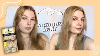 Schwarzkopf Oleo Intense Light Ash Blonde Hair Dye Review [upl. by Bertold]