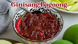 Ginisang Bagoong  Ginisang Alamang Sweet spicy and perfect with green mangoes [upl. by Avehsile]