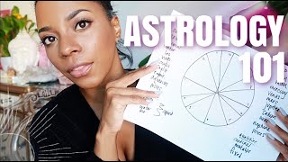 ASTROLOGY 101 How to Read an Astrology Chart  BIRTH NATAL CHART amp MORE  BEGINNERS [upl. by Ahsad]