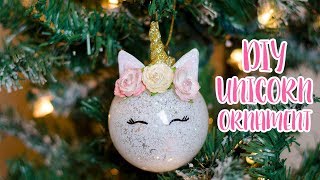 How to Make a Unicorn Ornament  Simply Dovie [upl. by Kreegar]