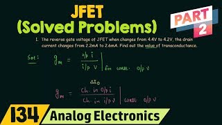 JFET Solved Problems Part 2 [upl. by Dde96]