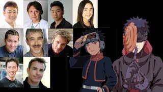 Anime Voice Comparison TobiObito Uchida Naruto [upl. by Karli]