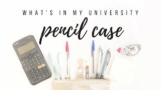 Whats in my pencil case  Stationery essentials for university fall 2018  studytee [upl. by Tristas126]