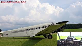 Flying the Junkers Ju 52  From Takeoff to Landing [upl. by Lareine64]