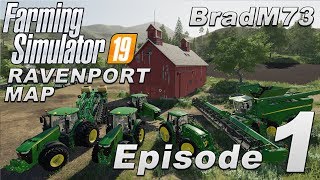 Farming Simulator 19 Lets Play  USA Map  Episode 1  How to get started [upl. by Lyrej]