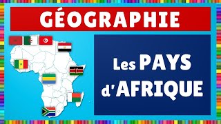 Geographie  les Pays dAfrique  NOUVELLE VERSION [upl. by Dorry]