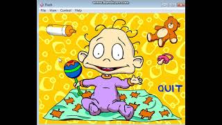 Rugrats Hiccuping Dil Flash Game [upl. by Zemaj211]