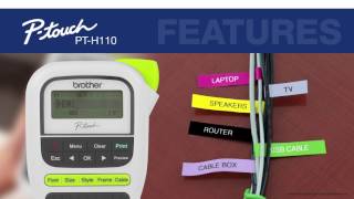 Easy Portable Label Maker  Brother PTH110 [upl. by Tomasz]