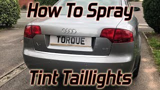 How To Spray Tint Your Taillights [upl. by Leumek]