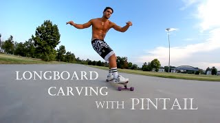 Longboard carving with Pintail [upl. by Barcellona14]