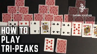 How To Play Tri Peaks Solitaire [upl. by Bradan]