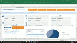 Rechnungen erstellen mit Excel  Der Finanzwerker Tutorial [upl. by Peednus]