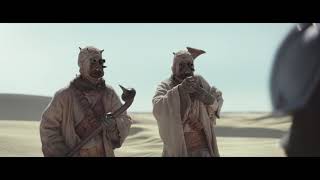 Mando talk with Tusken Raiders  The Mandalorian Season One 2019 [upl. by Sansen]