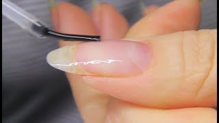 JAK UTWARDZIĆ ŻELEM NATURALNE PAZNOKCIE  NATURAL NAIL OVERLAY WITH GEL [upl. by Naehgem]