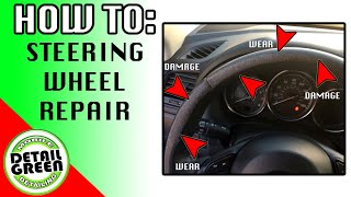 DIY  HOW TO Steering Wheel Repair [upl. by Wittenburg]