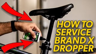 HOW TO SERVICE  Brand X Ascend 2 Dropper Seatpost [upl. by Millwater]